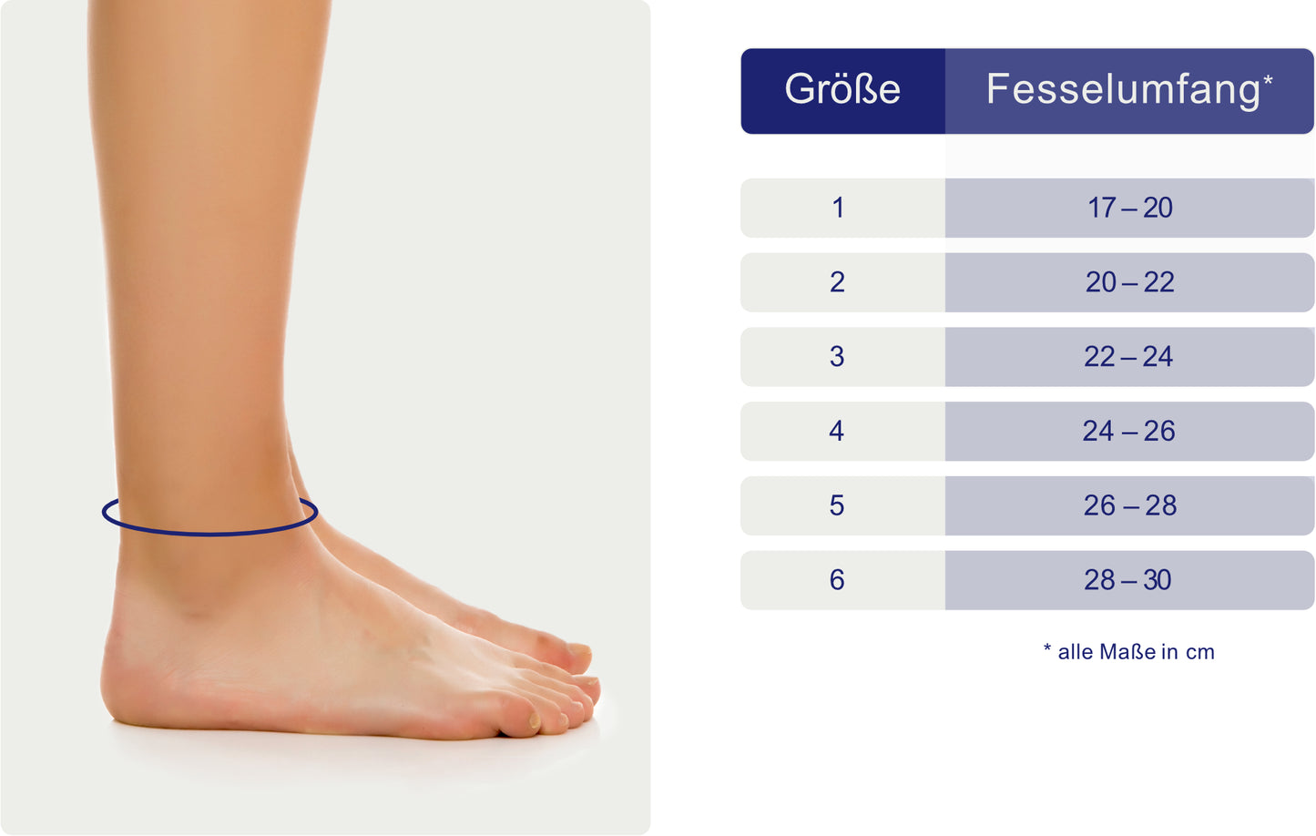 Zweizug Knöchelbandage