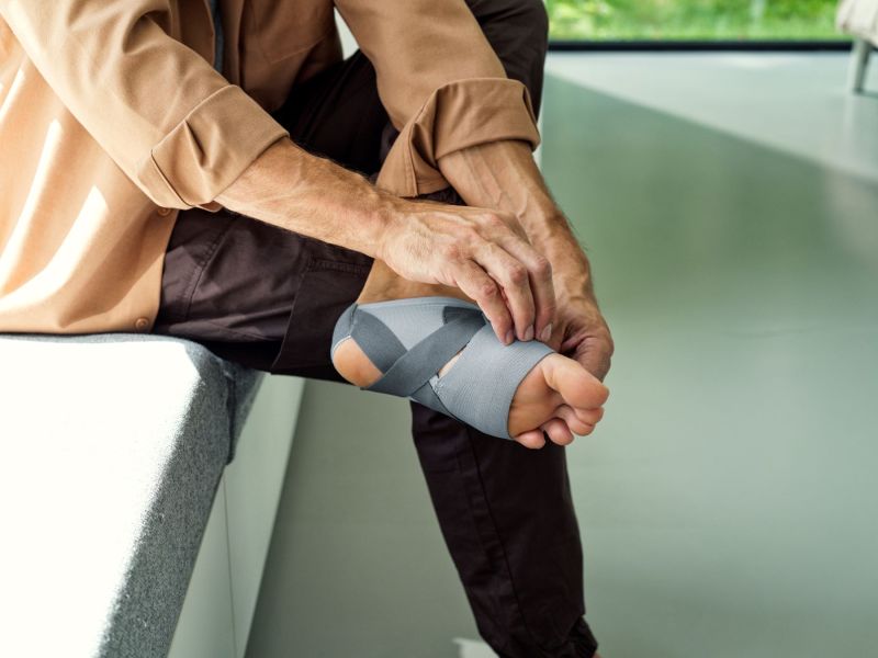 Push med Fußbandage FP