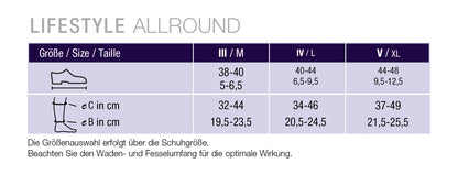 Kompressionsstrümpfe Compressana Lifestyle Allround