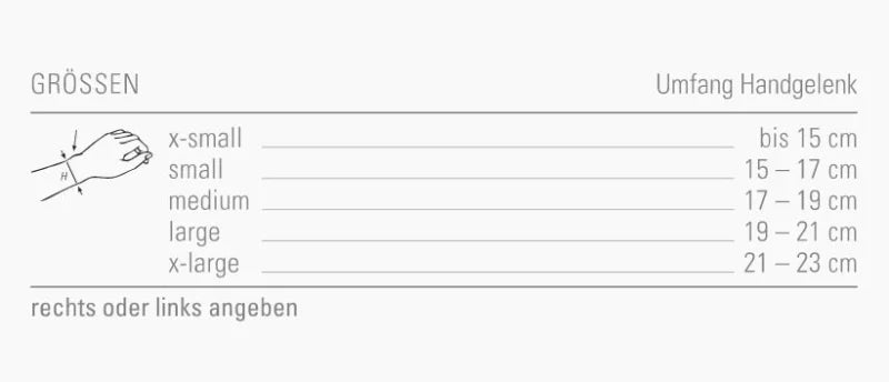 Bort Handgelenkstütze mit Alu Schiene